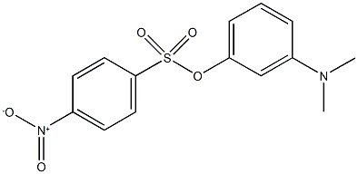 3-(dimethylamino)phenyl 4-nitrobenzenesulfonate Struktur