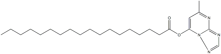 5-methyl[1,2,4]triazolo[1,5-a]pyrimidin-7-yl stearate Struktur