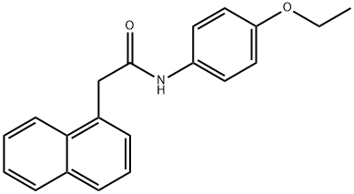 N-(4-ethoxyphenyl)-2-(1-naphthyl)acetamide Struktur