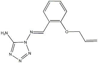 N-[2-(allyloxy)benzylidene]-N-(5-amino-1H-tetraazol-1-yl)amine Struktur