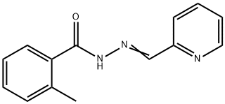 2-methyl-N'-(2-pyridinylmethylene)benzohydrazide Struktur