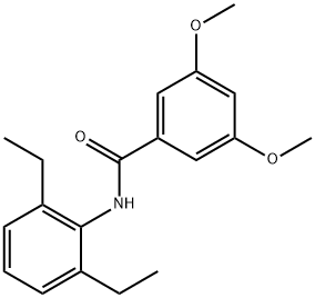 N-(2,6-diethylphenyl)-3,5-dimethoxybenzamide Struktur