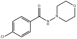 4-chloro-N-(4-morpholinyl)benzamide Struktur