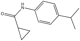 N-(4-isopropylphenyl)cyclopropanecarboxamide Struktur