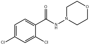 2,4-dichloro-N-(4-morpholinyl)benzamide Struktur