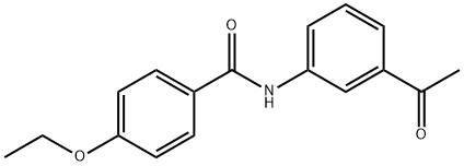 N-(3-acetylphenyl)-4-ethoxybenzamide Struktur