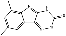 6,8-dimethyl-5H-[1,2,4]triazino[5,6-b]indole-3-thiol Struktur