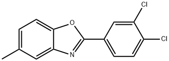 2-(3,4-dichlorophenyl)-5-methyl-1,3-benzoxazole Struktur