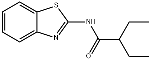 N-(1,3-benzothiazol-2-yl)-2-ethylbutanamide Struktur