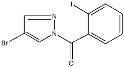 4-bromo-1-(2-iodobenzoyl)-1H-pyrazole Struktur