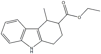 ethyl 4-methyl-2,3,4,9-tetrahydro-1H-carbazole-3-carboxylate Struktur