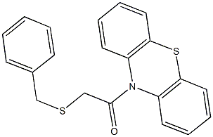 benzyl 2-oxo-2-(10H-phenothiazin-10-yl)ethyl sulfide Struktur