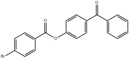 4-benzoylphenyl 4-bromobenzoate Struktur