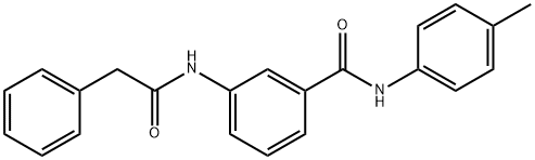 N-(4-methylphenyl)-3-[(phenylacetyl)amino]benzamide Struktur