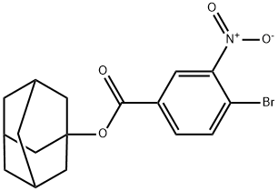 1-adamantyl 4-bromo-3-nitrobenzoate Struktur