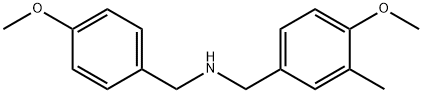 [3-methyl-4-(methyloxy)phenyl]-N-{[4-(methyloxy)phenyl]methyl}methanamine Struktur