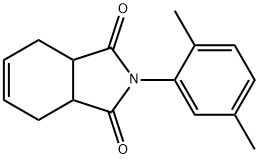 2-(2,5-dimethylphenyl)-3a,4,7,7a-tetrahydro-1H-isoindole-1,3(2H)-dione Struktur