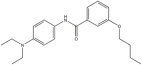 3-butoxy-N-[4-(diethylamino)phenyl]benzamide Struktur