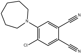 4-(1-azepanyl)-5-chlorophthalonitrile Struktur