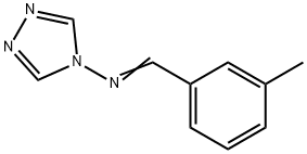 N-(3-methylbenzylidene)-4H-1,2,4-triazol-4-amine Struktur