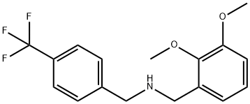 (2,3-dimethoxyphenyl)-N-[4-(trifluoromethyl)benzyl]methanamine Struktur