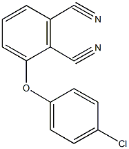 3-(4-chlorophenoxy)phthalonitrile Struktur