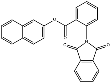 2-naphthyl 2-(1,3-dioxo-1,3-dihydro-2H-isoindol-2-yl)benzoate Struktur