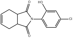 2-(4-chloro-2-hydroxyphenyl)-3a,4,7,7a-tetrahydro-1H-isoindole-1,3(2H)-dione Struktur