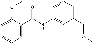 2-methoxy-N-[3-(methoxymethyl)phenyl]benzamide Struktur