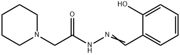 N'-(2-hydroxybenzylidene)-2-(1-piperidinyl)acetohydrazide Struktur