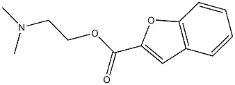 2-(dimethylamino)ethyl 1-benzofuran-2-carboxylate Struktur