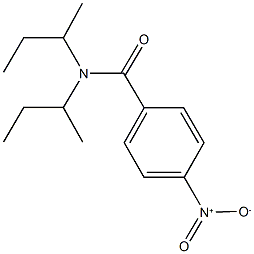 N,N-di(sec-butyl)-4-nitrobenzamide Struktur