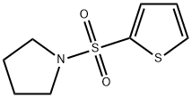 1-(2-thienylsulfonyl)pyrrolidine Struktur