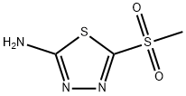 5-(methylsulfonyl)-1,3,4-thiadiazol-2-amine(SALTDATA: FREE) Struktur