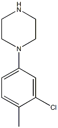 1-(3-chloro-4-methylphenyl)piperazine Struktur