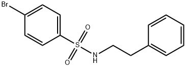 4-bromo-N-(2-phenylethyl)benzenesulfonamide Struktur