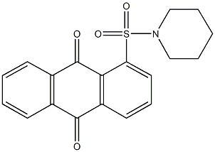 1-(1-piperidinylsulfonyl)anthra-9,10-quinone Struktur