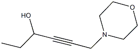 6-(4-morpholinyl)-4-hexyn-3-ol Struktur