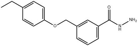 3-[(4-ethylphenoxy)methyl]benzohydrazide Struktur