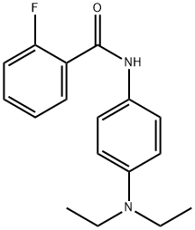 N-[4-(diethylamino)phenyl]-2-fluorobenzamide Struktur