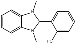 2-(1,3-dimethyl-2,3-dihydro-1H-benzimidazol-2-yl)phenol Struktur