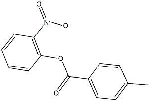 2-nitrophenyl 4-methylbenzoate Struktur