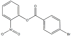 2-nitrophenyl 4-bromobenzoate Struktur