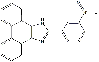 2-{3-nitrophenyl}-1H-phenanthro[9,10-d]imidazole Struktur