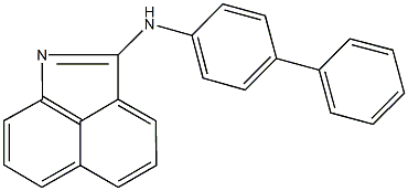 N-[1,1'-biphenyl]-4-ylbenzo[cd]indol-2-amine Struktur