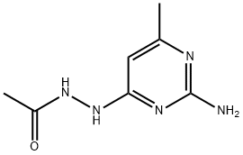 N'-(2-amino-6-methyl-4-pyrimidinyl)acetohydrazide Struktur