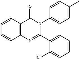 2-(2-chlorophenyl)-3-(4-methylphenyl)-4(3H)-quinazolinone Struktur