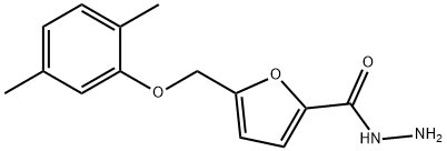 5-[(2,5-dimethylphenoxy)methyl]-2-furohydrazide Struktur