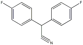 bis(4-fluorophenyl)acetonitrile Struktur