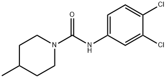 N-(3,4-dichlorophenyl)-4-methyl-1-piperidinecarboxamide Struktur